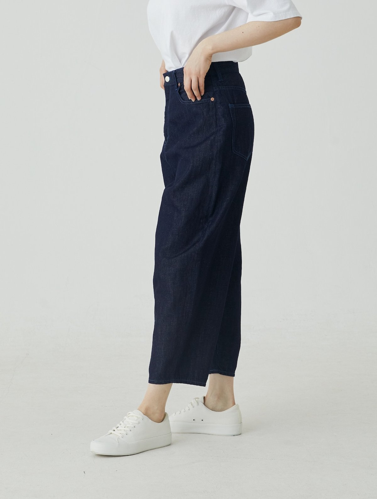caqu サキュウ】 FS linen barrel pants Lot:26221 | s
