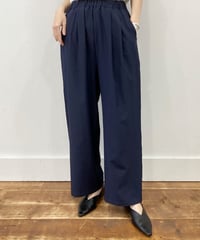 【sirodelabonte】R523206 wide tuck pants stretch georgette