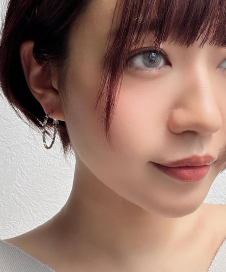 【charmaer 26AW】 256703　キューブビーズピアス