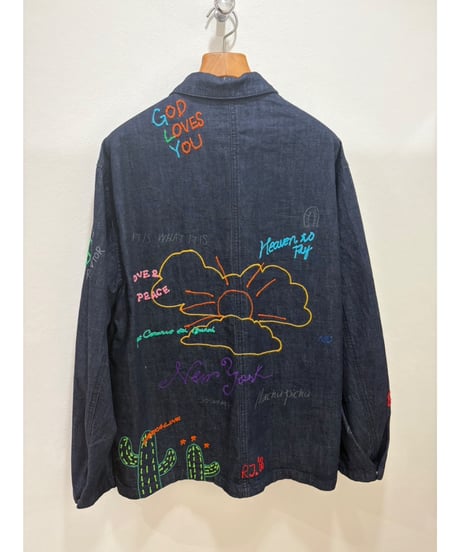 【Universal Style Weare】 661020 RAKUGAKI DENIM JK