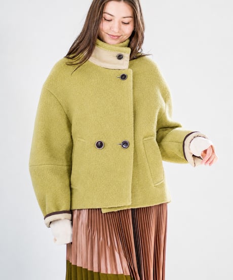 【Lallia Mu 26AW】2614210 ウールシープパイルショートコート