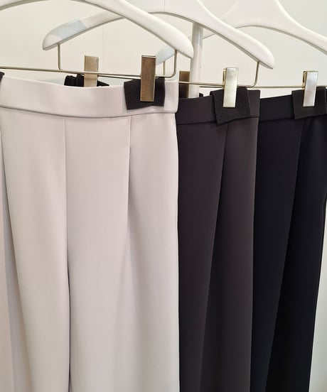 【cafune】 435618 double kint  easy wide pants