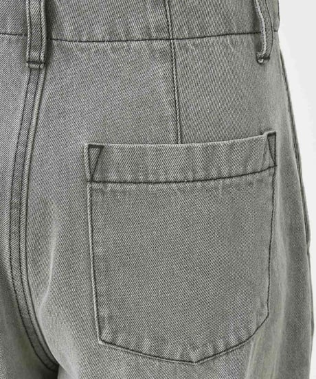 【MICA&DEAL】0125103023ハイウエストデニムパンツ