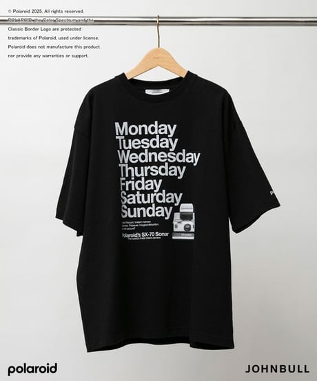 【JOHNBULL】JT251C42 POLAROID Tシャツ