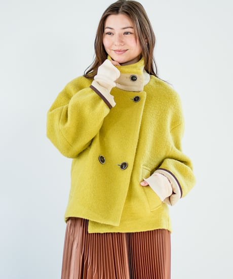 【Lallia Mu 26AW】2614210 ウールシープパイルショートコート