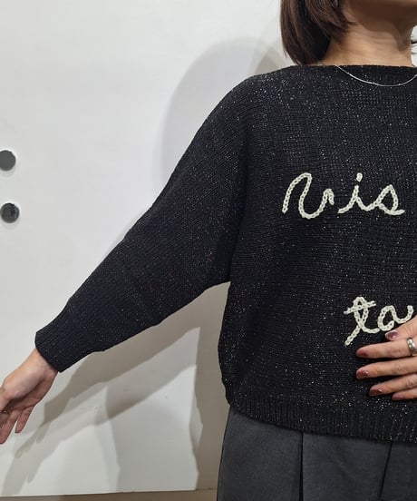 【ATELIER SIX】BL-11267396 リネンテープロゴ刺繍プルオーバー