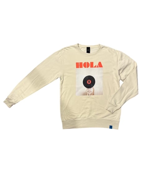 【sfide】 1262019 “HOLA”ロゴとフォトスウェット