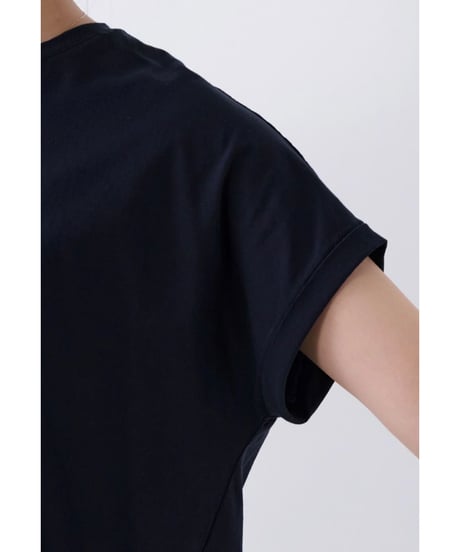【MICA&DEAL】 0126209101 "LAIA"ロゴヘムラウンドT-shirt