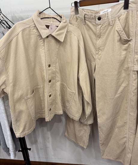 【LE MÉLANGE 26AW】8643803 コーデュロイカバーオール