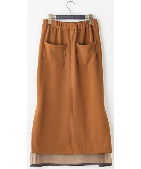 【Lallia Mu 26AW】2614855　ジャージースカート