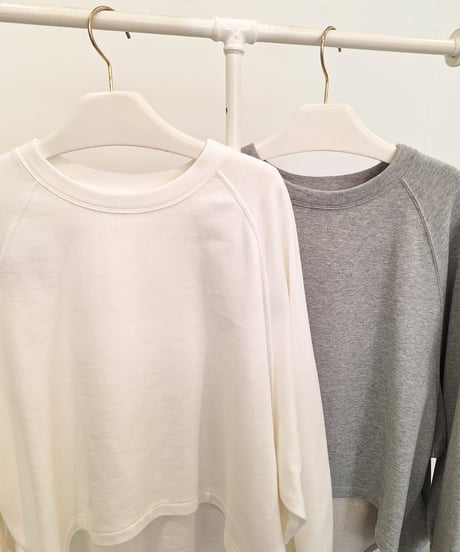 【cafune】515920 clear sweat back tuck pullover
