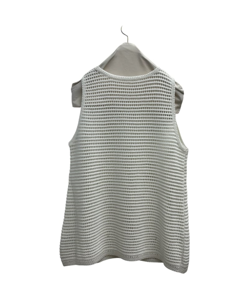 ayane 26summer】 826540 ニットメッシュAラインタンクトップ | se