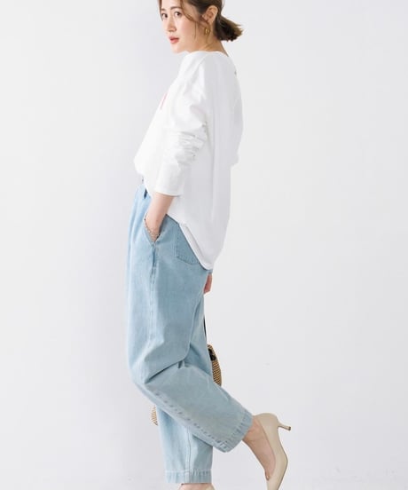【MICA&DEAL】0125109001 "CARINA"ロゴロングスリーブTシャツ