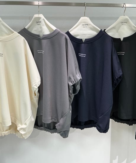 【ayane 26AW】 856728 ポリエステルポンチプルオーバー