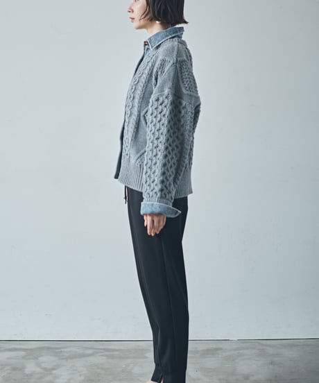 【ruxe 26AW】  2633413 ドッキングカウチンニット