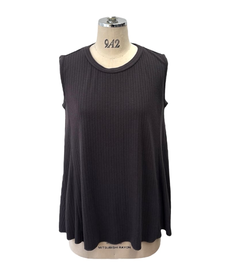 〜ayane アヤン ショルダーレースリブタンクトップ〜 ayane アヤン】ショルダーレースリブタンクトップ | otwostore