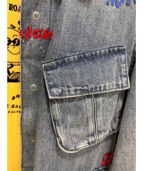 【Universal Style Weare】 661020 RAKUGAKI DENIM JK