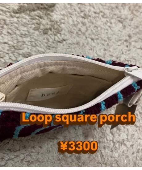 【beej ビージ 】 IT019  Loop mini square porch charm