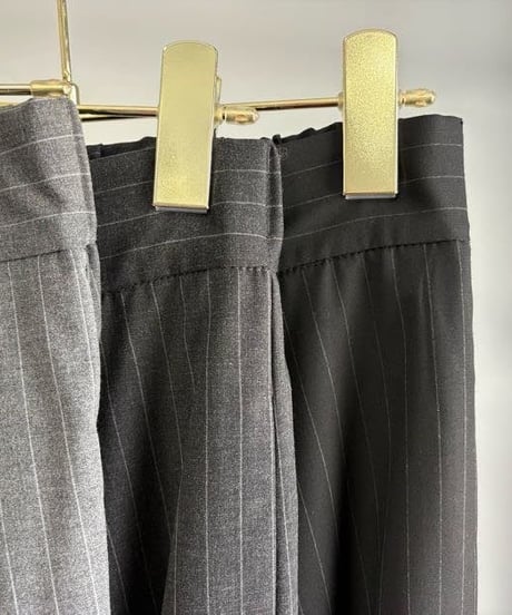 【MARGAUX VINTAGE 26AW】PT-26095-A ピンストライプワイドパンツ