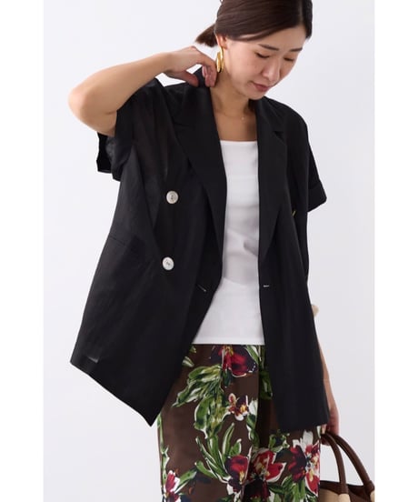 【MICA&DEAL】 0126205146 ハーフスリーブシアージャケット