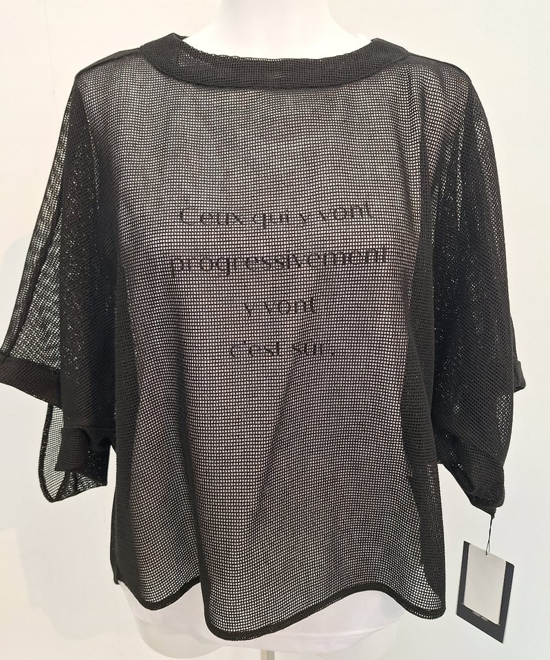 waac メッシュノースリーブ　プルオーバー WOMENS シーズンパターンメッシュ長袖プルオーバー ブラック