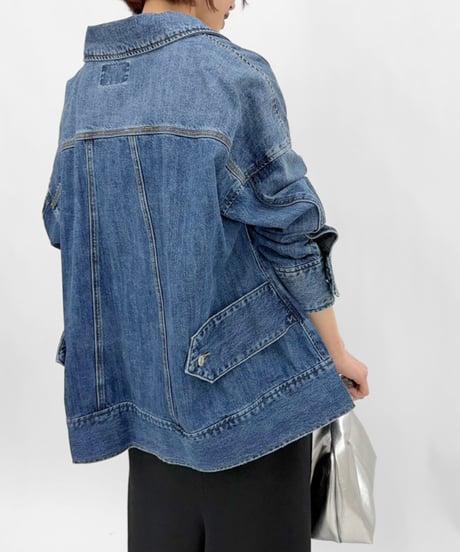【cafune】515406 over size denim jacket