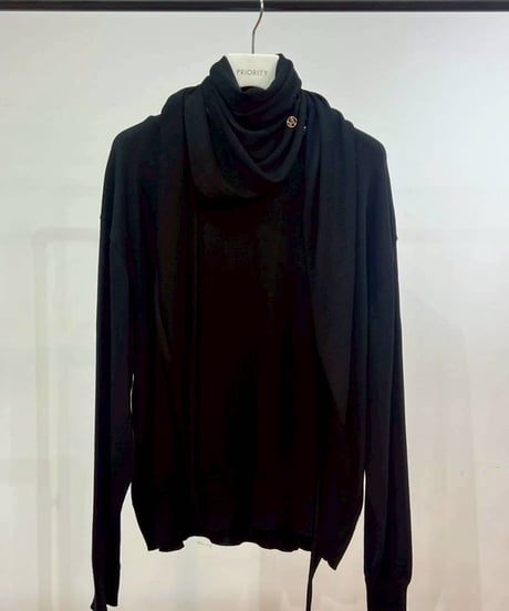 【PRIORITY 26AW】  P66117KR ストール付ニット