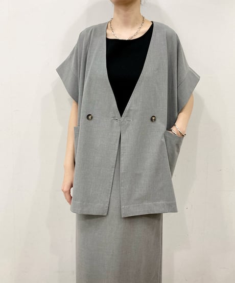 【sirodelabonte】R523301   half sleeve jacket summer flannel