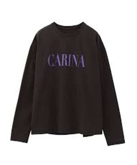 【MICA&DEAL】0125109001 "CARINA"ロゴロングスリーブTシャツ