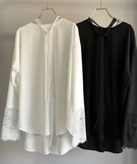 【MARGAUX VINTAGE】CT - 26091 - A　シアーロンTEEカフスレース