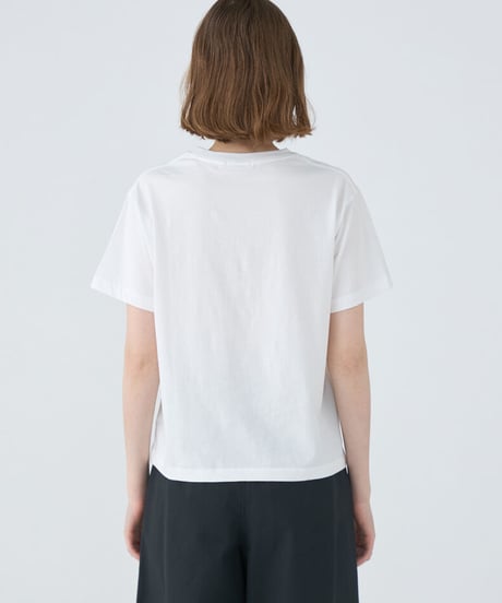 【MACPHEE】12-03-52-03403 コットンプリント Tシャツ