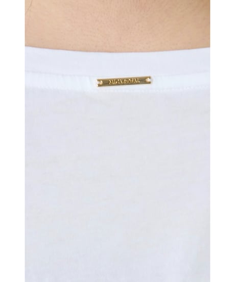 【MICA&DEAL】 0126209181 ロゴプリントクロップドT-shirt