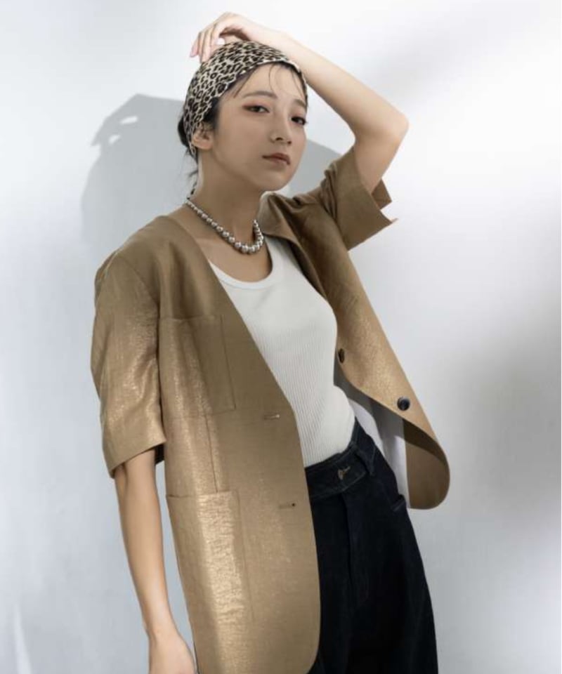 最も優遇の MARGAUX VINTAGE】ゴールドボタンデニムジャケット