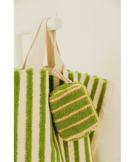 【beej】 43-BAG-IT008 LoopStripeboxTotebag