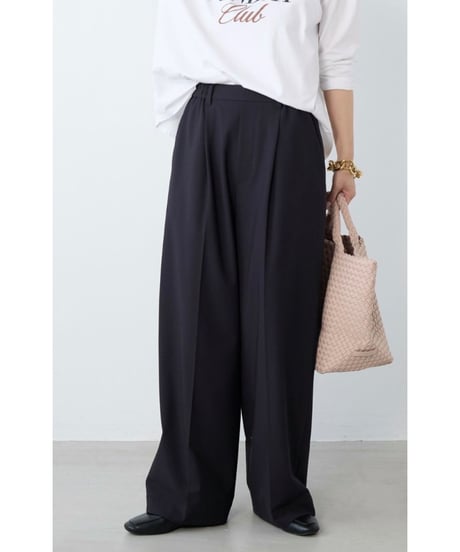 【MICA&DEAL】 0126103013 ドライタッチワンタックパンツ
