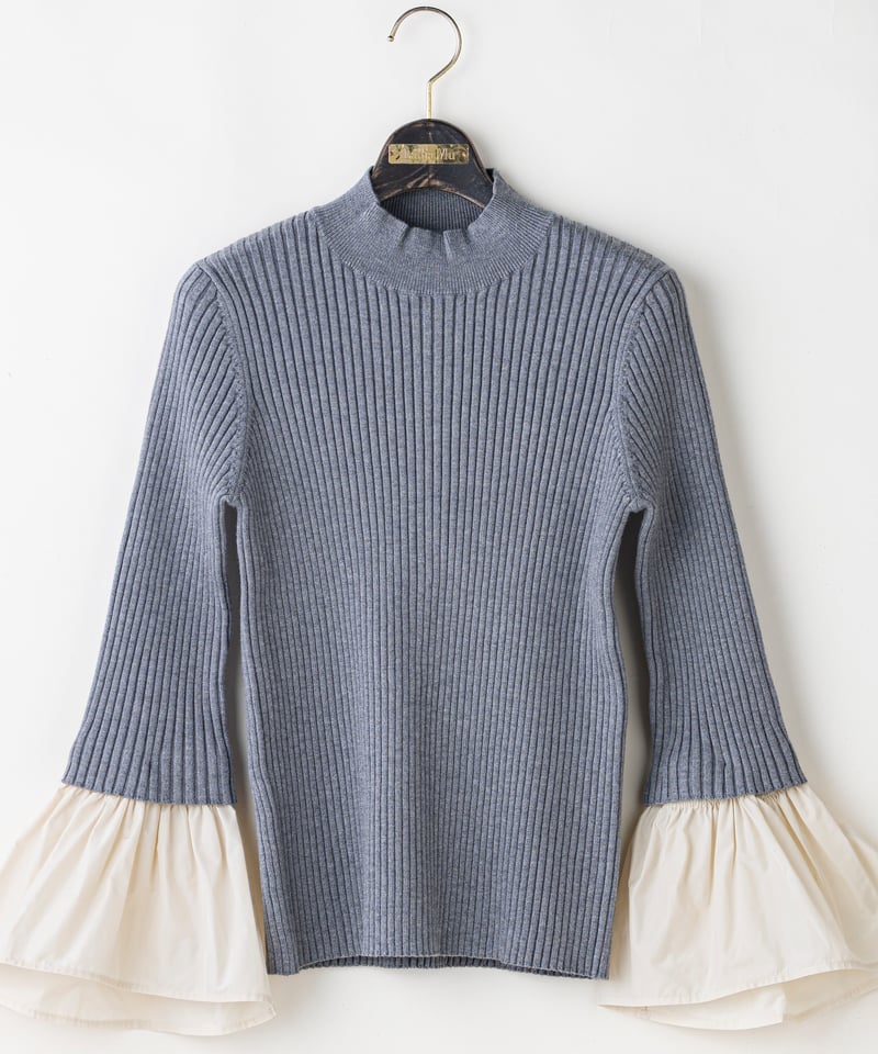 Lallia Mu 26AW】2614434 デタッチカフリブニット | selectshopB5