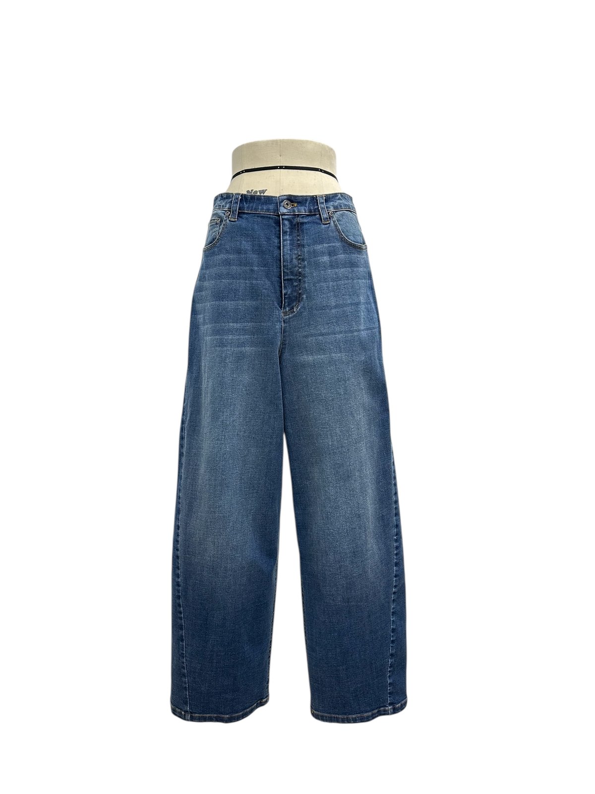 完売品✨ ayane アヤン バレルレッグデニムパンツ　ワイドパンツ　サイズ38 即納【ayane】 816329 / 836639 無地バレルレッグデニムパンツ | sele