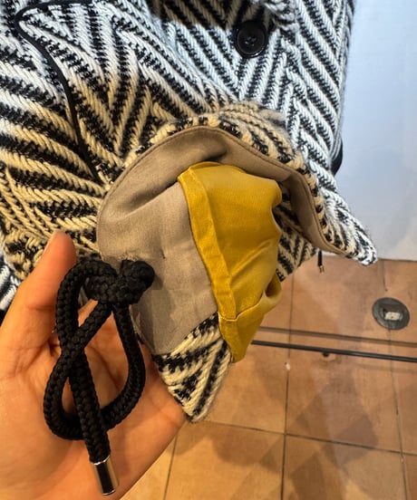 17【Lallia Mu 26AW】2614212 ウールツイードショートコート