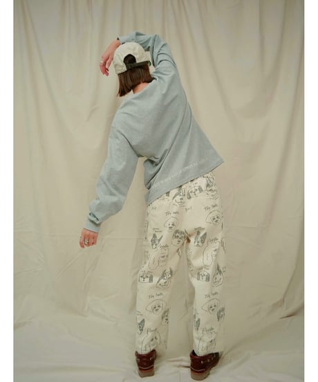 【HUMAROUS】 661807 "Many dogs tuck pants”