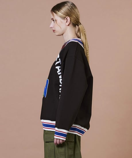 【DOUBLE STANDARD CLOTHING】0208-510-253 ダンボールVネックプルオーバー