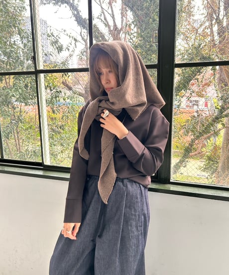 【PRIORITY 26AW】P66250TW ウールブレンドストール