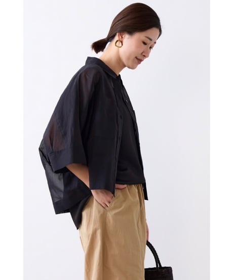 【MICA&DEAL】 0126201141 シアーショートテントシャツ