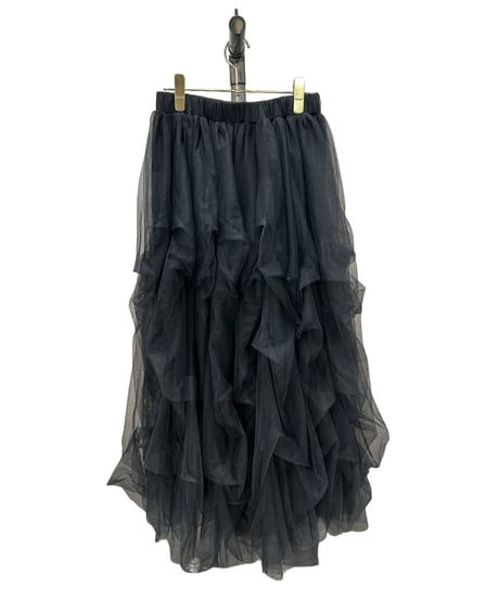 【ayane 26AW】 数量限定　 856703　タックチュールロングスカート