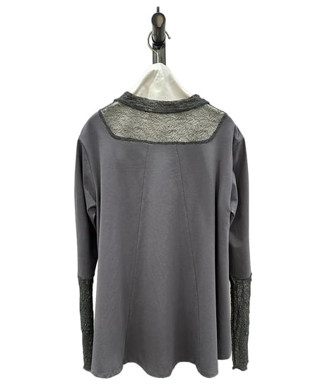 【ayane 26AW】  856721 レースドッキングフレアロンT（スクエア型）