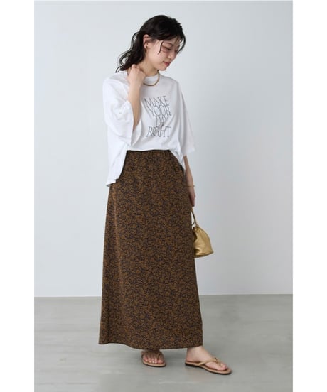 【MICA&DEAL】 0126209181 ロゴプリントクロップドT-shirt