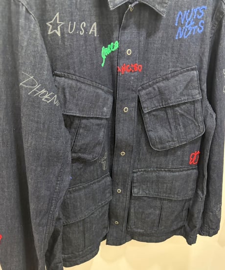 【Universal Style Weare】 661020 RAKUGAKI DENIM JK