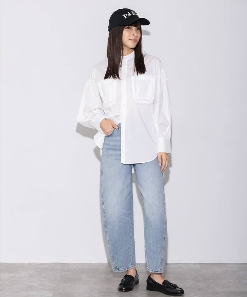 MARGAUX VINTAGE】BL-26017 - S ポケットフリルブラウス | sel