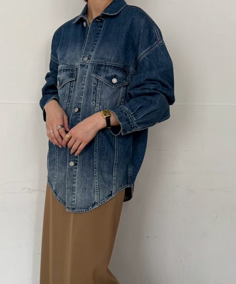 【cafune】535420 denim shirt jacket