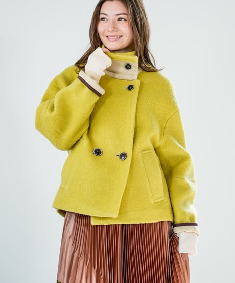 【Lallia Mu 26AW】2614210 ウールシープパイルショートコート