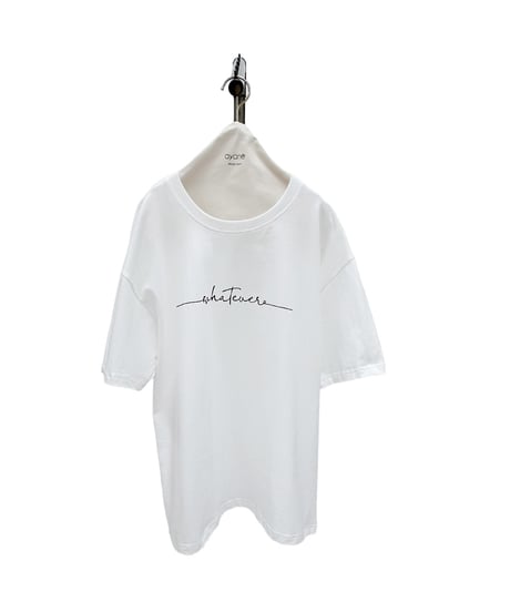 全国送料185円【ayane】836629　スクリプトロゴTシャツ